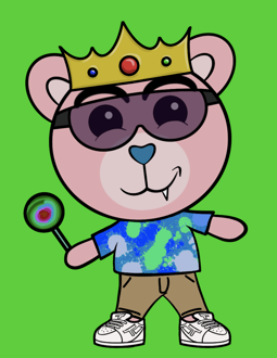 Best Polygon NFT Collection on Opensea - Jolly Teddy Party #8953