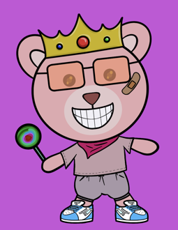 Best Polygon NFT Collection on Opensea - Jolly Teddy Party #8957