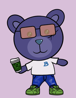 Best Polygon NFT Collection on Opensea - Jolly Teddy Party #8958
