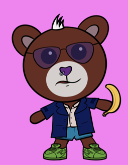 Best Polygon NFT Collection on Opensea - Jolly Teddy Party #8964