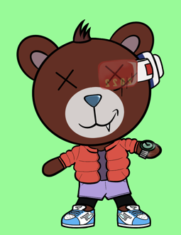 Best Polygon NFT Collection on Opensea - Jolly Teddy Party #8966
