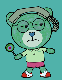 Best Polygon NFT Collection on Opensea - Jolly Teddy Party #8975