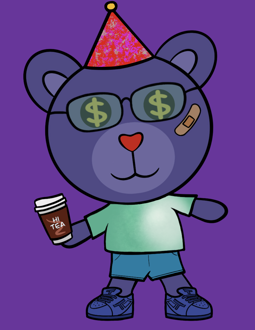 Best Polygon NFT Collection on Opensea - Jolly Teddy Party #8978