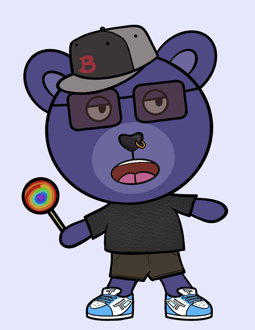Best Polygon NFT Collection on Opensea - Jolly Teddy Party #8981