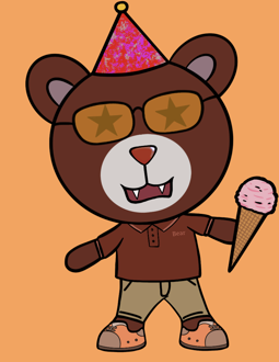 Best Polygon NFT Collection on Opensea - Jolly Teddy Party #8987