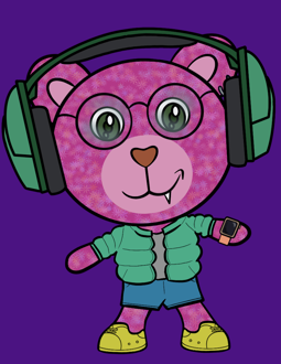 Best Polygon NFT Collection on Opensea - Jolly Teddy Party #8988