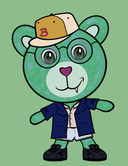 Best Polygon NFT Collection on Opensea - Jolly Teddy Party #8993