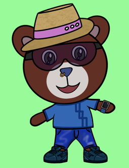Best Polygon NFT Collection on Opensea - Jolly Teddy Party #8999