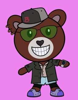 Best Polygon NFT Collection on Opensea - Jolly Teddy Party #9