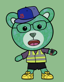 Best Polygon NFT Collection on Opensea - Jolly Teddy Party #9000