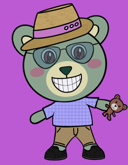 Best Polygon NFT Collection on Opensea - Jolly Teddy Party #9001