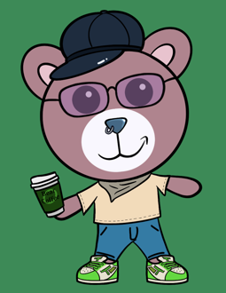 Best Polygon NFT Collection on Opensea - Jolly Teddy Party #902