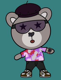 Best Polygon NFT Collection on Opensea - Jolly Teddy Party #9022
