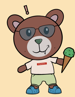 Best Polygon NFT Collection on Opensea - Jolly Teddy Party #9023