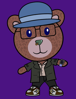 Best Polygon NFT Collection on Opensea - Jolly Teddy Party #9024