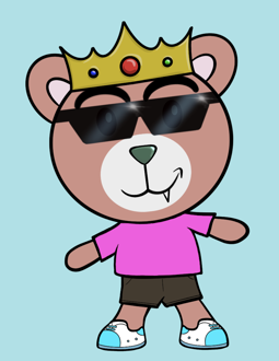 Best Polygon NFT Collection on Opensea - Jolly Teddy Party #9025