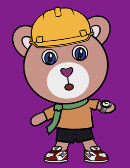 Best Polygon NFT Collection on Opensea - Jolly Teddy Party #9050