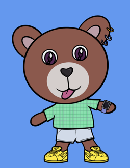 Best Polygon NFT Collection on Opensea - Jolly Teddy Party #9053