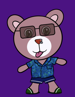 Best Polygon NFT Collection on Opensea - Jolly Teddy Party #9055