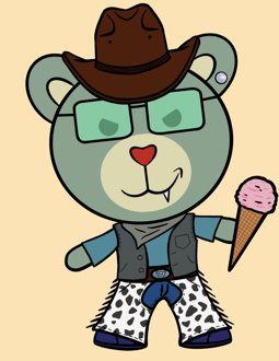 Best Polygon NFT Collection on Opensea - Jolly Teddy Party #9061