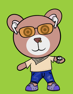 Best Polygon NFT Collection on Opensea - Jolly Teddy Party #9062