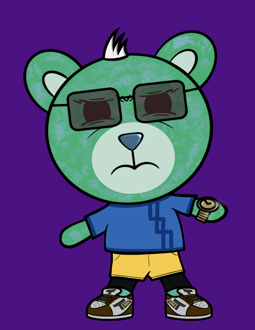 Best Polygon NFT Collection on Opensea - Jolly Teddy Party #9064