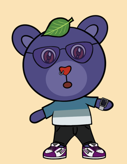 Best Polygon NFT Collection on Opensea - Jolly Teddy Party #908