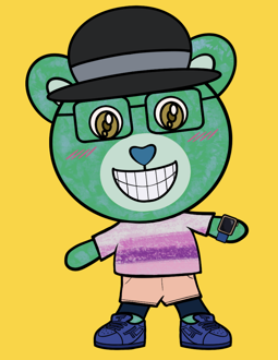 Best Polygon NFT Collection on Opensea - Jolly Teddy Party #9084