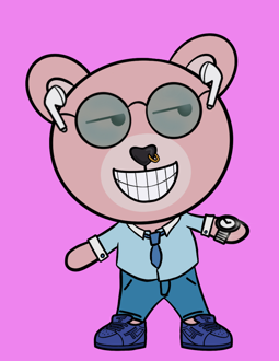 Best Polygon NFT Collection on Opensea - Jolly Teddy Party #9085