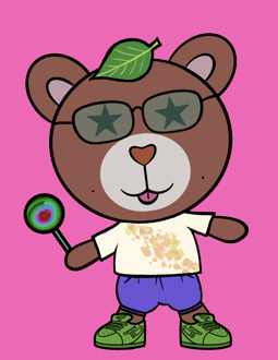 Best Polygon NFT Collection on Opensea - Jolly Teddy Party #9087
