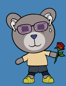 Best Polygon NFT Collection on Opensea - Jolly Teddy Party #9099