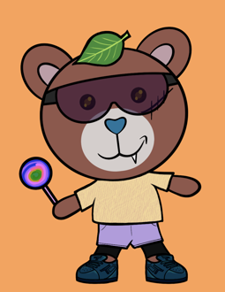 Best Polygon NFT Collection on Opensea - Jolly Teddy Party #91
