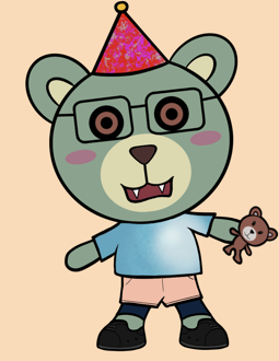 Best Polygon NFT Collection on Opensea - Jolly Teddy Party #9109
