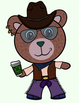 Best Polygon NFT Collection on Opensea - Jolly Teddy Party #9157