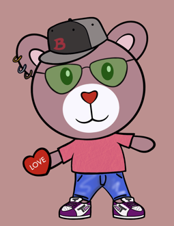 Best Polygon NFT Collection on Opensea - Jolly Teddy Party #916
