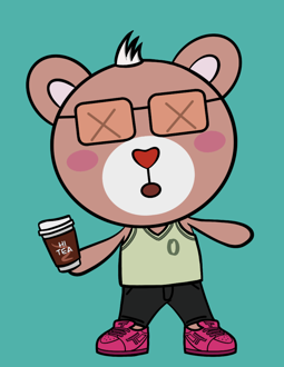 Best Polygon NFT Collection on Opensea - Jolly Teddy Party #9164