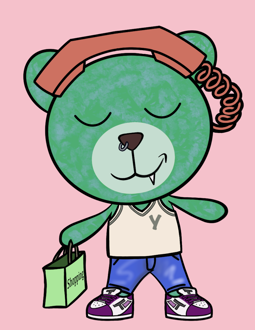 Best Polygon NFT Collection on Opensea - Jolly Teddy Party #917
