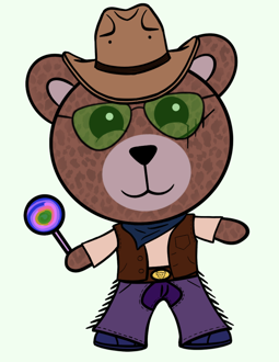 Best Polygon NFT Collection on Opensea - Jolly Teddy Party #9176