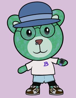 Best Polygon NFT Collection on Opensea - Jolly Teddy Party #9181