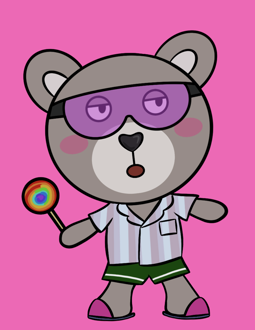Best Polygon NFT Collection on Opensea - Jolly Teddy Party #9192