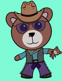 Best Polygon NFT Collection on Opensea - Jolly Teddy Party #9198