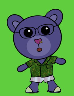 Best Polygon NFT Collection on Opensea - Jolly Teddy Party #9208