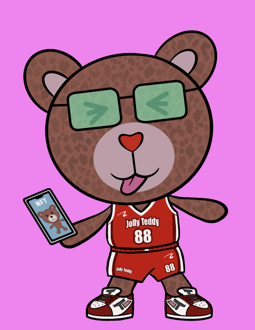 Best Polygon NFT Collection on Opensea - Jolly Teddy Party #9213