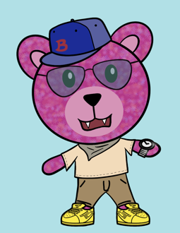 Best Polygon NFT Collection on Opensea - Jolly Teddy Party #9215