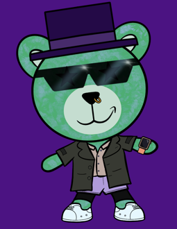 Best Polygon NFT Collection on Opensea - Jolly Teddy Party #9223