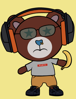 Best Polygon NFT Collection on Opensea - Jolly Teddy Party #9225