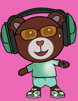 Best Polygon NFT Collection on Opensea - Jolly Teddy Party #9246