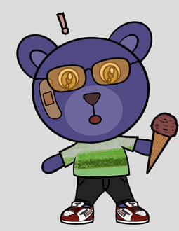 Best Polygon NFT Collection on Opensea - Jolly Teddy Party #9247