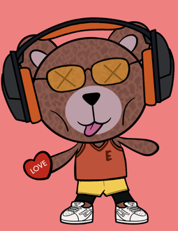 Best Polygon NFT Collection on Opensea - Jolly Teddy Party #9257