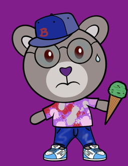 Best Polygon NFT Collection on Opensea - Jolly Teddy Party #9268